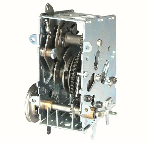 The left-hand transmission.