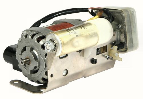 The motor and electricals.