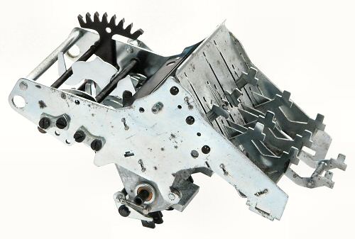 The numeric keyboard.