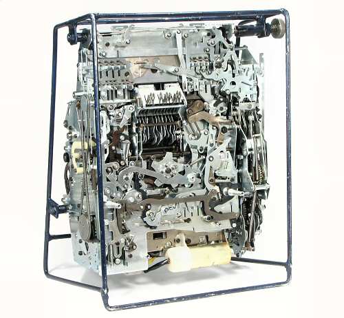 Underside with bottom plate removed.