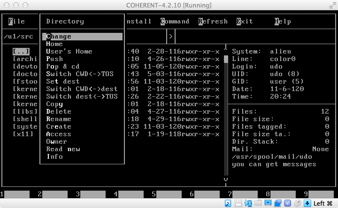 VisualShell for COHERENT