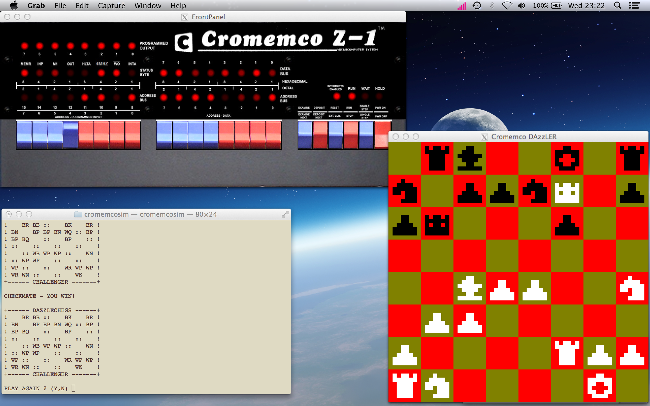 Udo vs 8080 Microchess