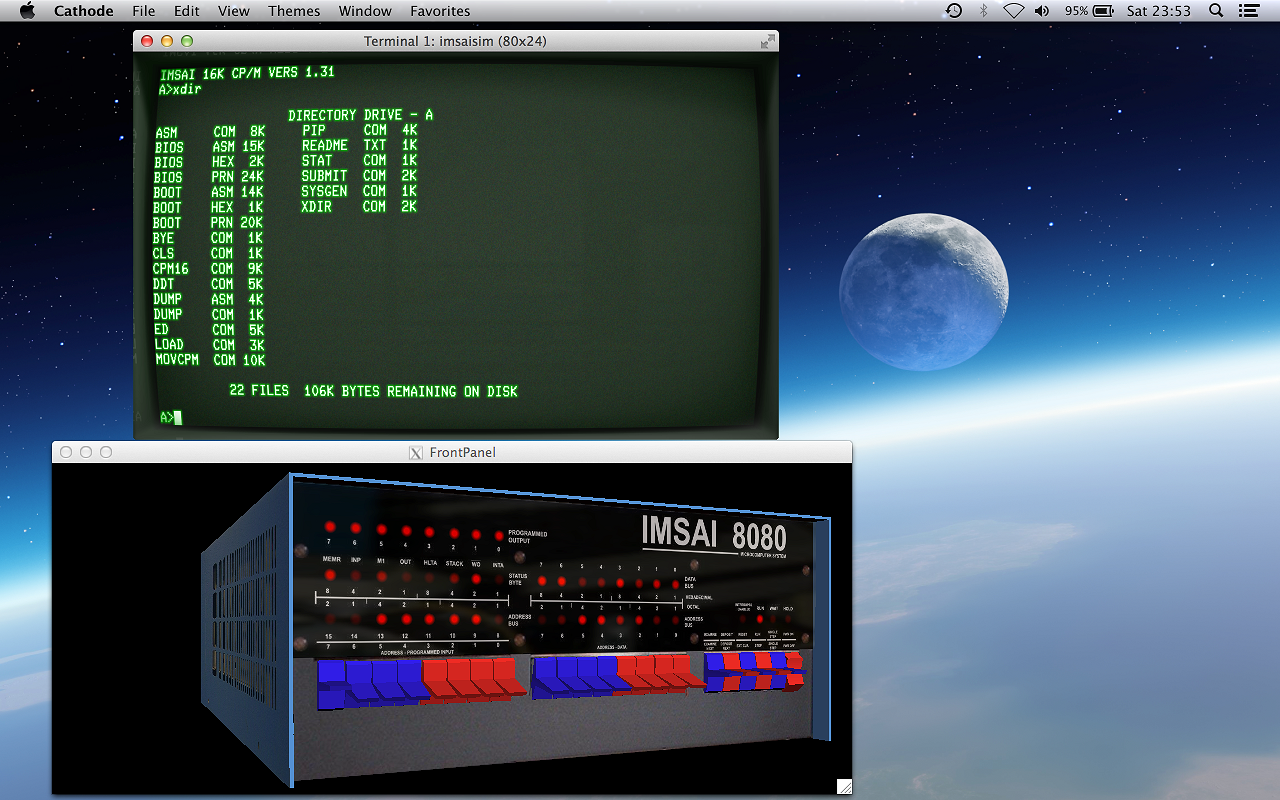 IMSAI 8080 running CP/M 1.31