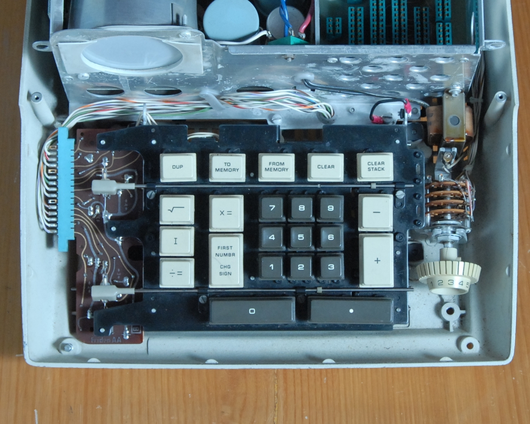 Friden 1162 Calculator Internal Construction