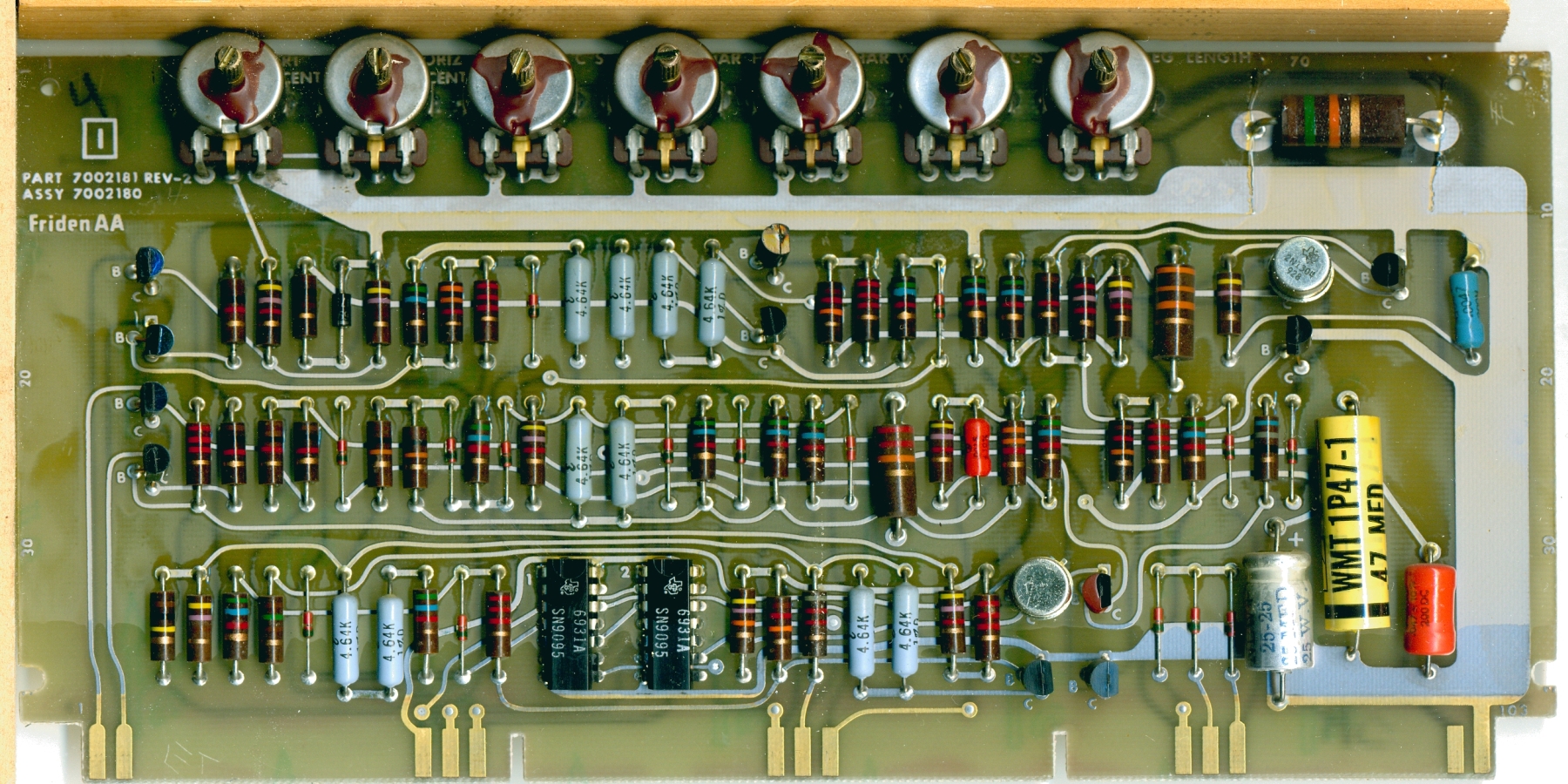 Friden 1162 Calculator Circuit Board 1