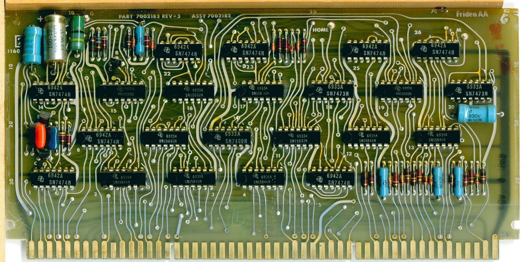 Friden 1162 Calculator Circuit Board 2