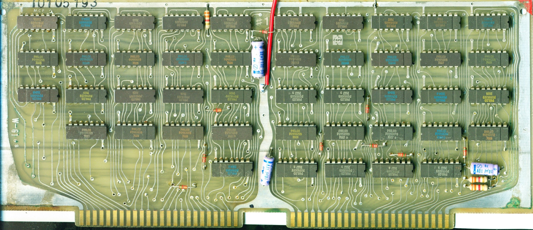 Olympia CD 400 Calculator Circuit Board 1