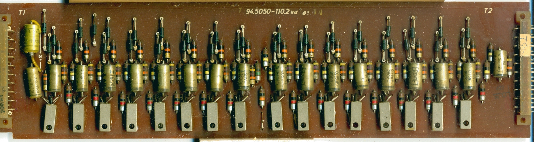 Olympia RAE 4/15 Calculator Circuit Board T1 T2