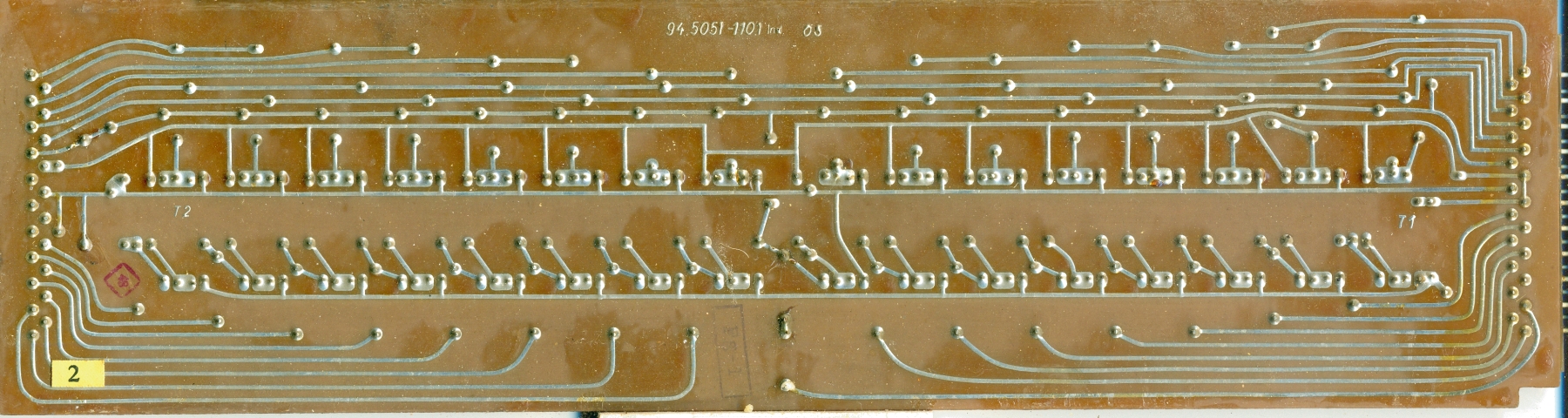 Olympia RAE 4/15 Calculator Circuit Board T1 T2