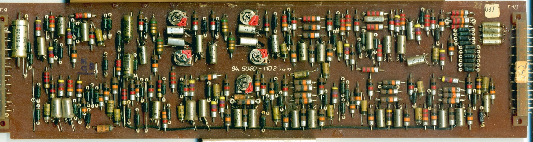 Olympia RAE 4/15 Calculator Circuit Board T9 T10