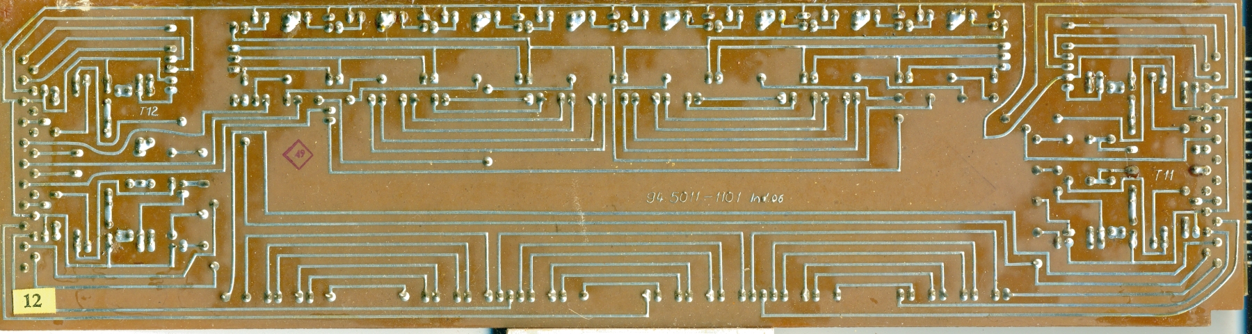 Olympia RAE 4/15 Calculator Circuit Board T11 T12