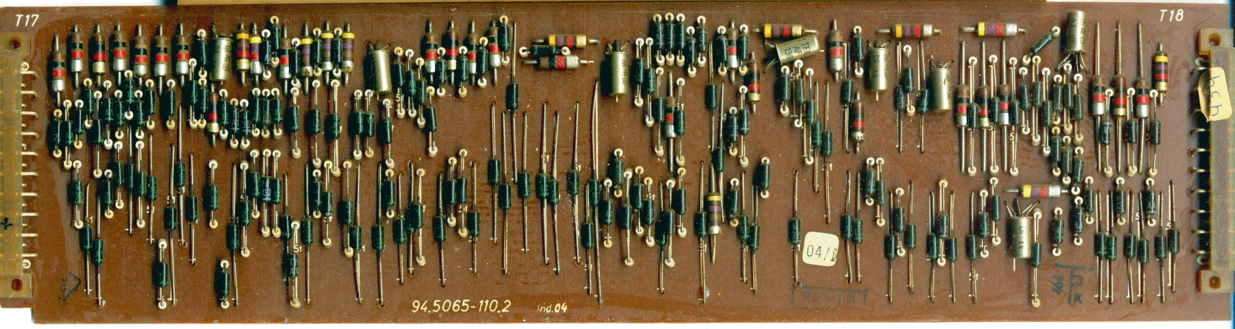 Olympia RAE 4/15 Calculator Circuit Board T17 T18