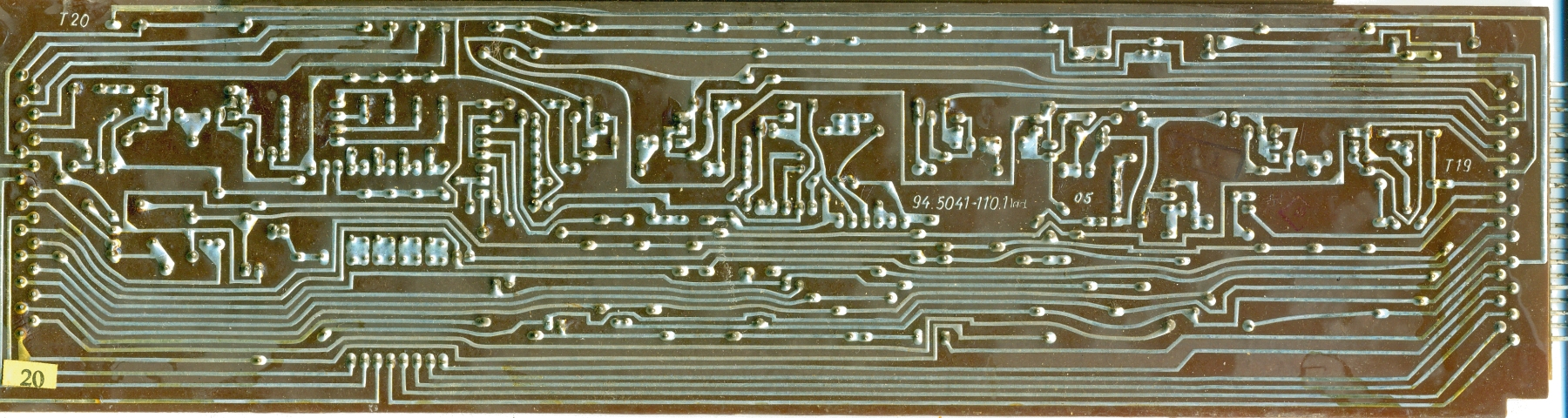 Olympia RAE 4/15 Calculator Circuit Board T19 T20