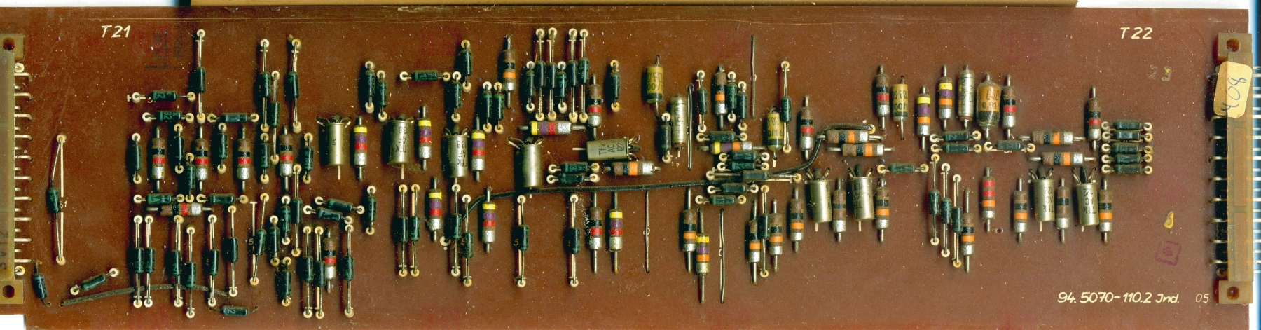 Olympia RAE 4/15 Calculator Circuit Board T21 T22