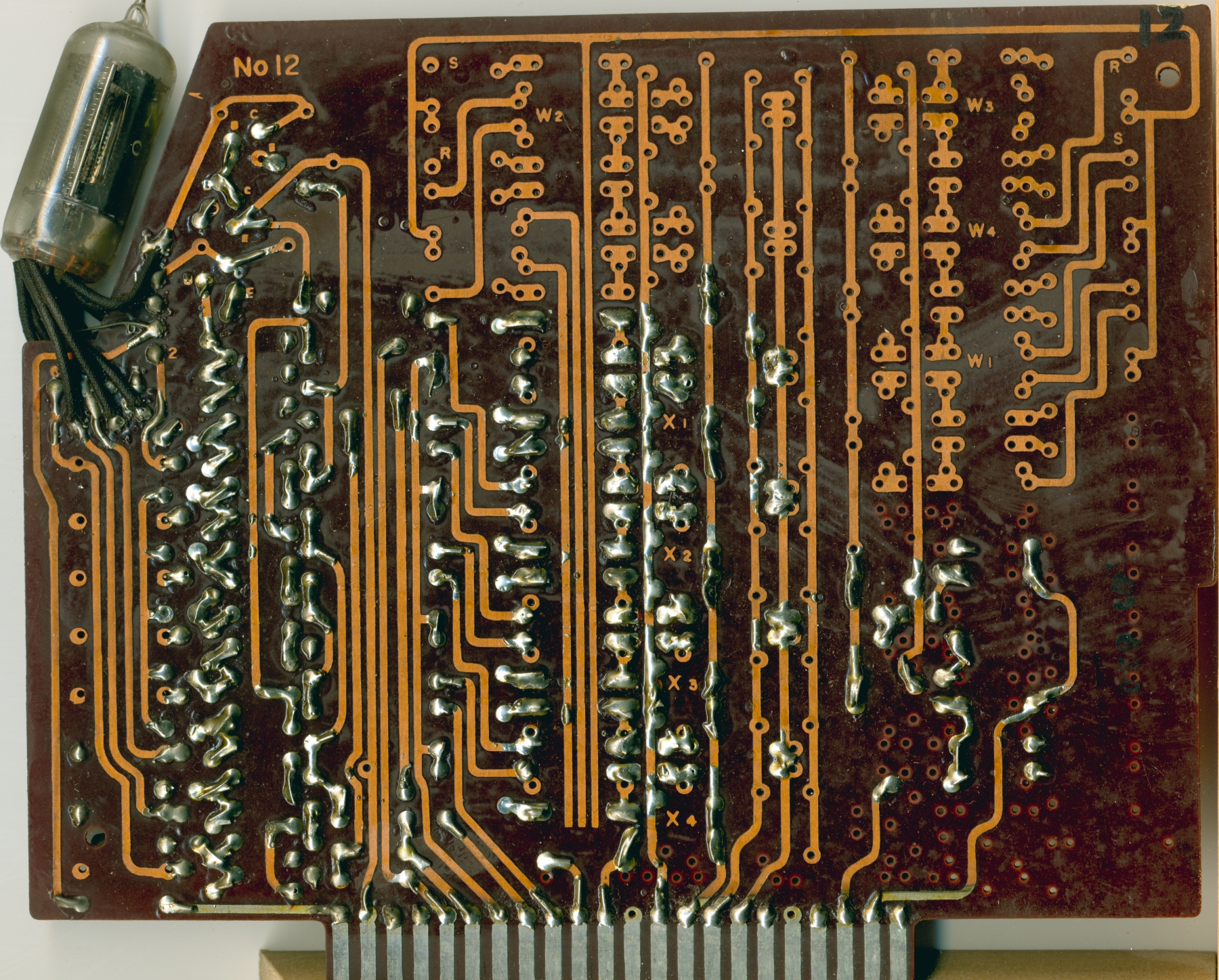 Sharp CS-20A Calculator Circuit Board 12