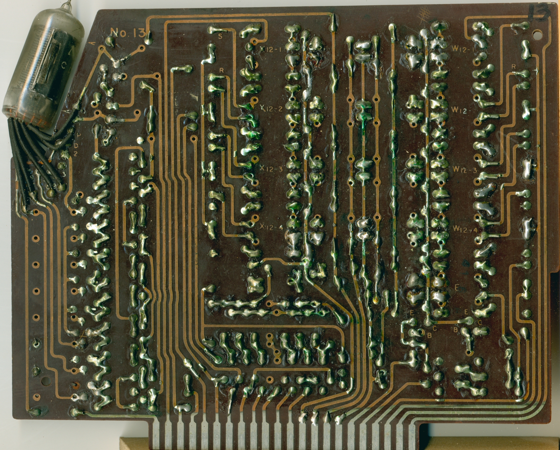 Sharp CS-20A Calculator Circuit Board 13