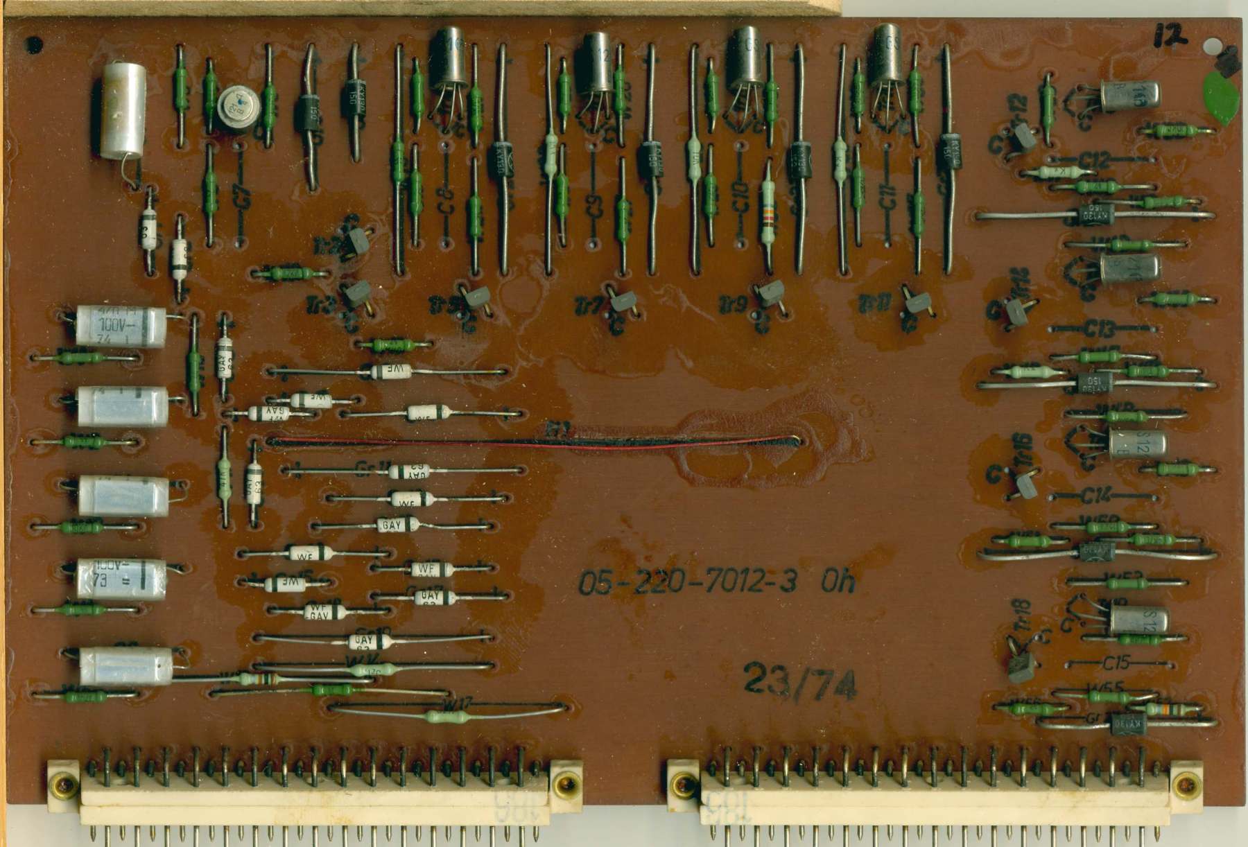 Soemtron S220 Calculator Circuit Board 12