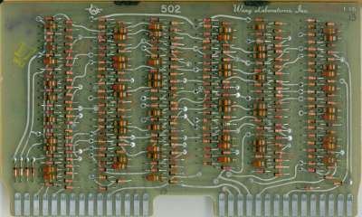 Wang 360E Calculator Circuit Board 502