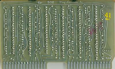Wang 360E Calculator Circuit Board 502