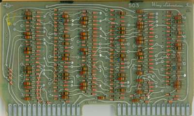 Wang 360E Calculator Circuit Board 503