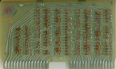 Wang 360E Calculator Circuit Board 504