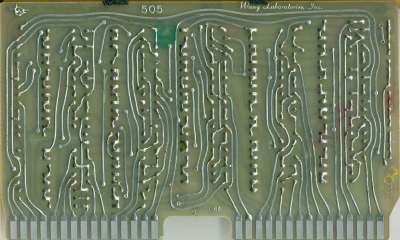 Wang 360E Calculator Circuit Board 505