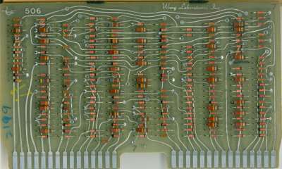 Wang 360E Calculator Circuit Board 506