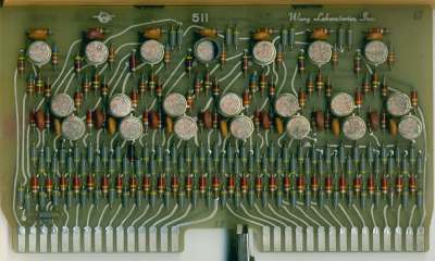 Wang 360E Calculator Circuit Board 511