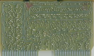 Wang 360E Calculator Circuit Board 515
