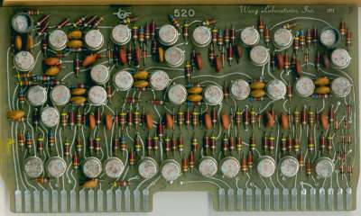 Wang 360E Calculator Circuit Board 520