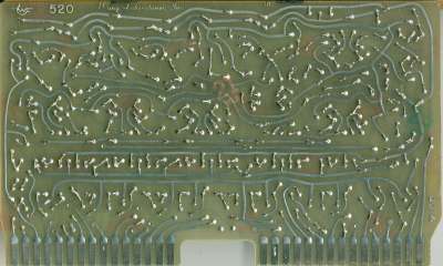Wang 360E Calculator Circuit Board 520