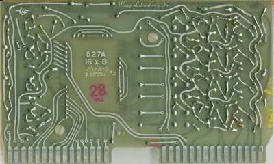 Wang 360E Calculator Circuit Board 527A
