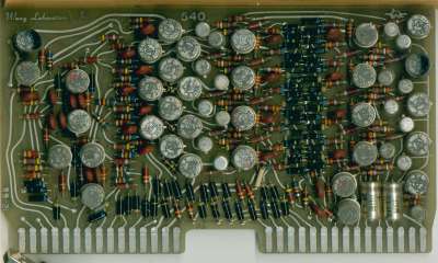 Wang 360E Calculator Circuit Board 540