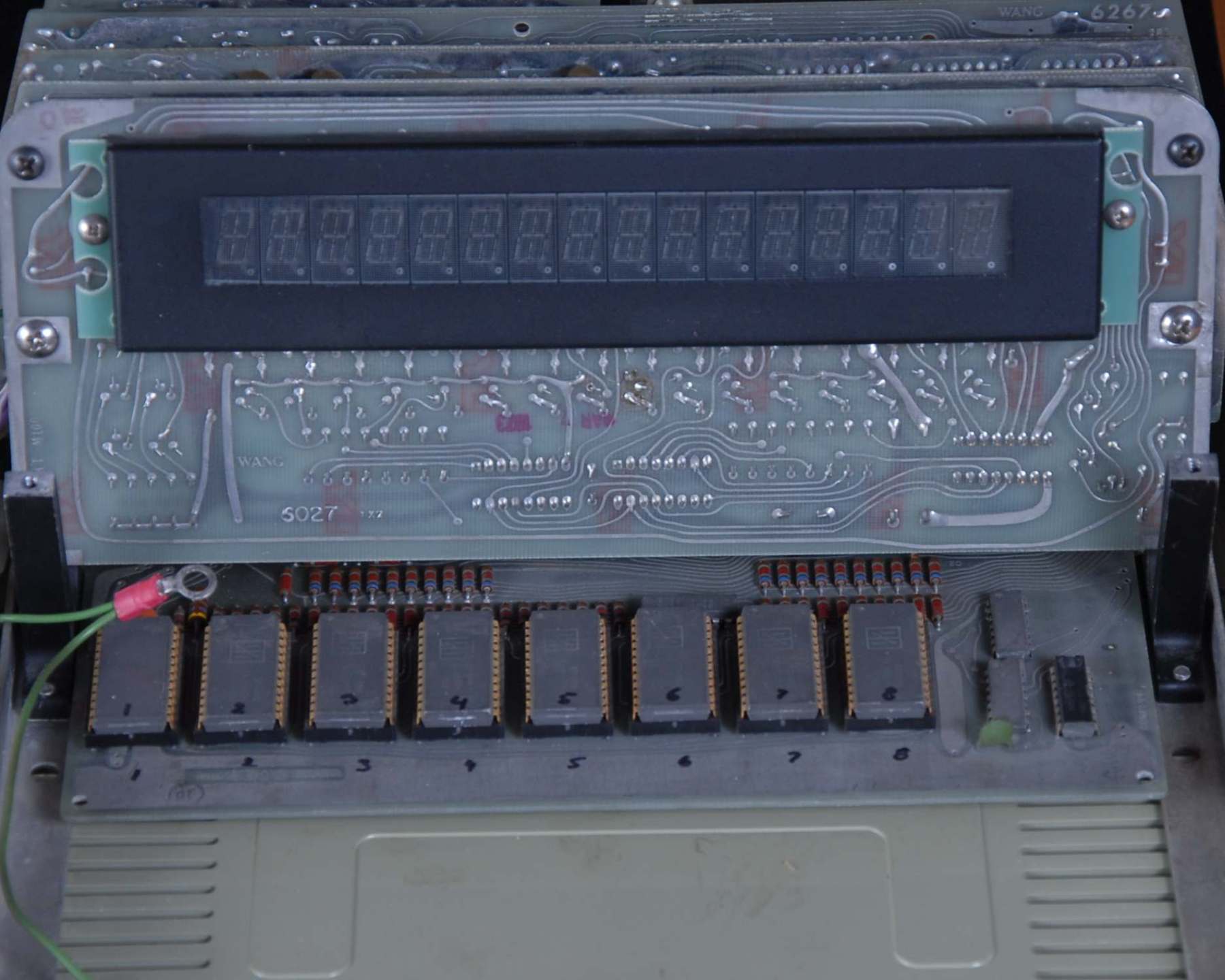 Wang 452 Calculator Construction