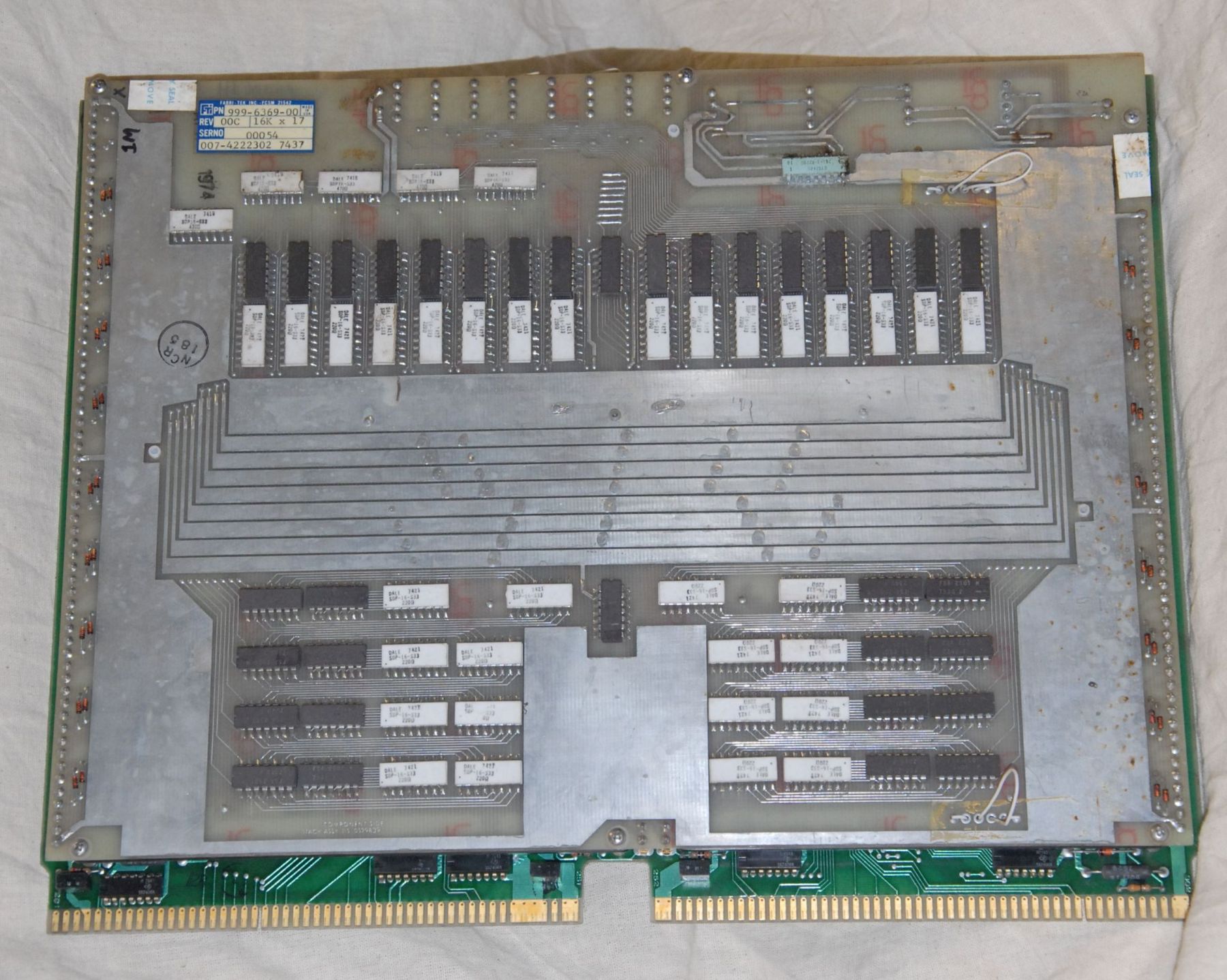 NCR 605 Processor 16k x 17 Core Memory