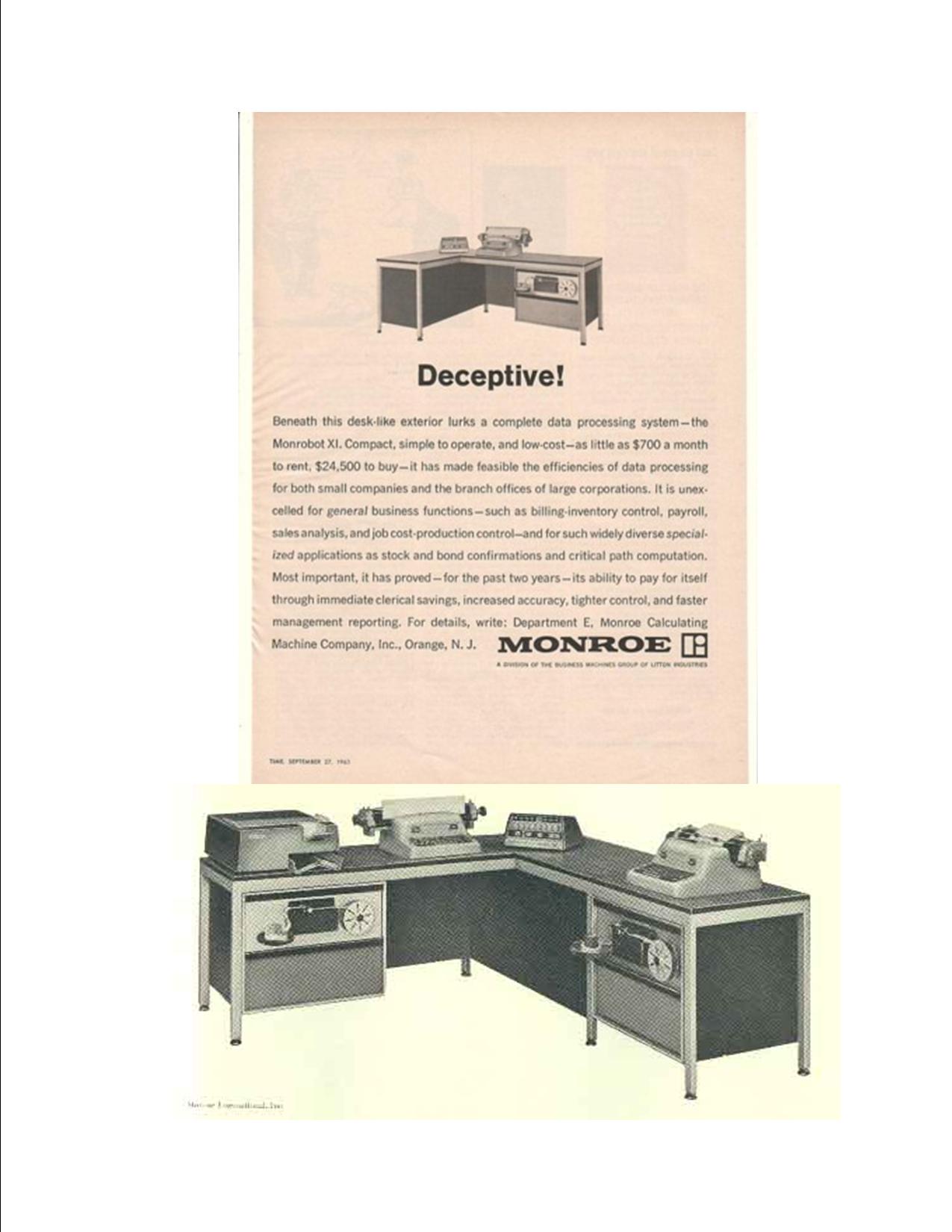 Monrobot XI Computer